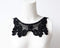 Black Swirls Crochet Style Applique